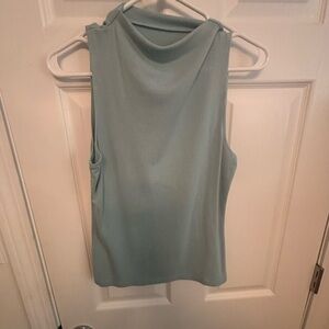 Banana Republic Soft Luxe Sleeveless Top in Light Bluish Green. Small